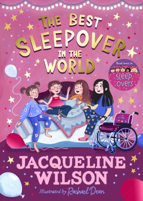 Book cover of: Best Sleepover in the World. By: Jacqueline Wilson