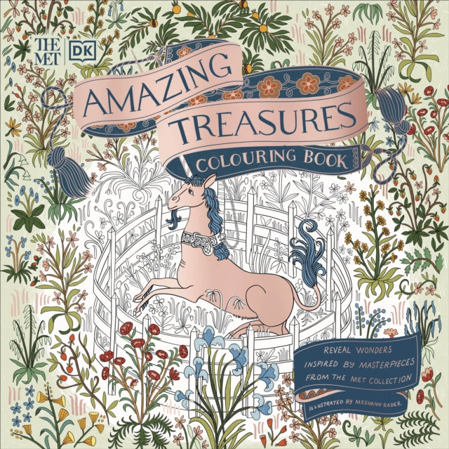 Book cover of: Met Amazing Treasures Colouring Book. By: DK Publishing