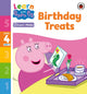 Book cover of: Learn with Peppa Phonics Level 4 Book 3 – Birthday Treats (Phonics Reader). By: Peppa Pig