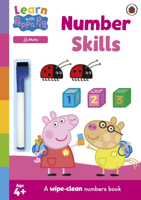 Book cover of: Learn with Peppa: Number Skills. By: Peppa Pig