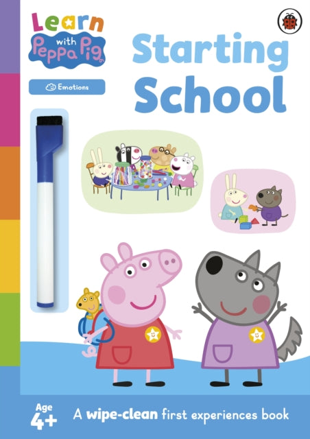 Learn with Peppa: Starting School wipe-clean activity book 9780241645635 Peppa Pig