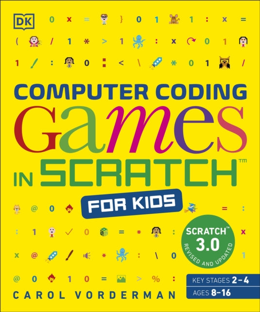 Book cover of: Computer Coding Games in Scratch for Kids