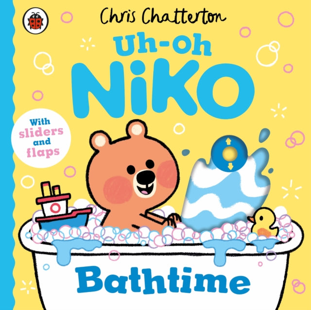 Book cover of: Uh-Oh, Niko: Bathtime. By: Chris Chatteron