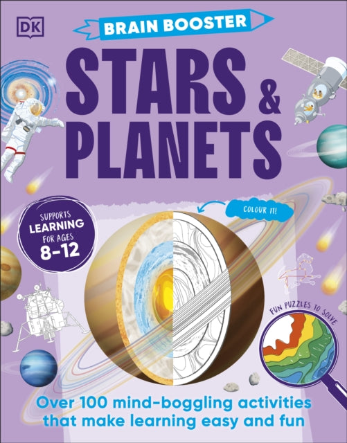 Book cover of: Brain Booster Stars and Planets. By: DK Publishing