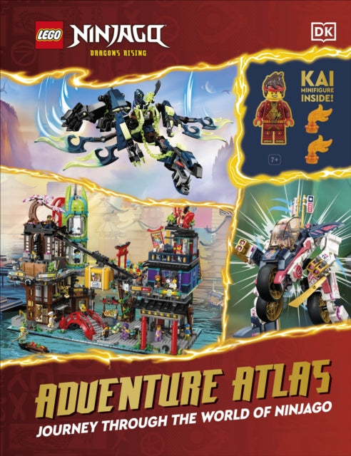 LEGO Ninjago Dragons Rising Adventure Atlas, Journey Through the World of Ninjago 9780241712306 DK Publishing