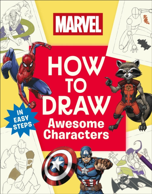 Marvel How to Draw Awesome Characters 9780241741528 DK Publishing