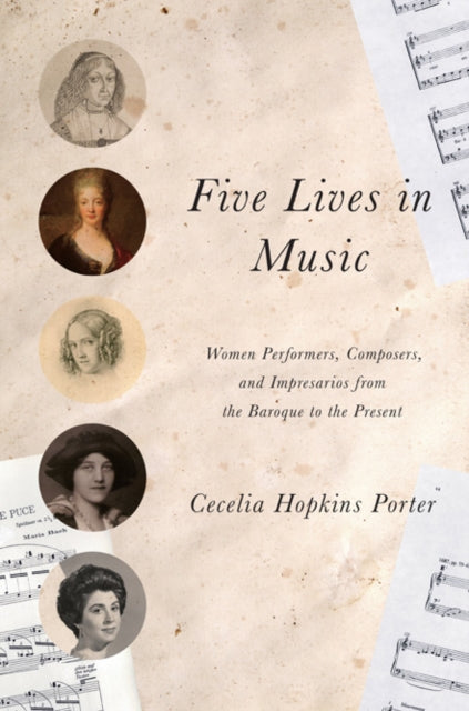 Book cover of: Five Lives in Music. By: Cecelia Hopkins Porter