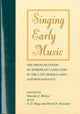 Book cover of: Singing Early Music