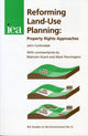Book cover of: Reforming Land-Use Planning. By: John Corkindale