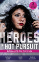 Book cover of: Heroes In Hot Pursuit: Romance On The Run. By: Susan Cliff