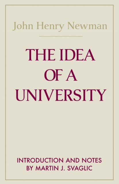 Book cover of: Idea of a University