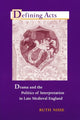 Book cover of: Defining Acts. By: Ruth Nisse