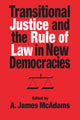 Book cover of: Transitional Justice and the Rule of Law in New Democracies