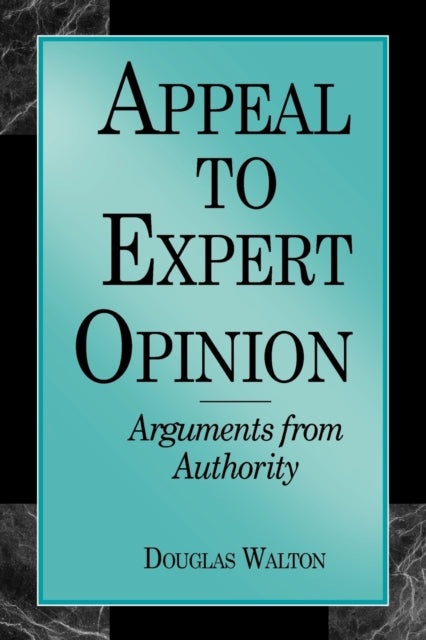 Book cover of: Appeal to Expert Opinion