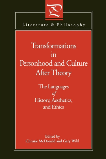 Book cover of: Transformations in Personhood and Culture after Theory