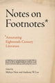 Book cover of: Notes on Footnotes. By: Melvyn New