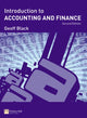 Book cover of: Introduction to Accounting and Finance. By: Geoff Black
