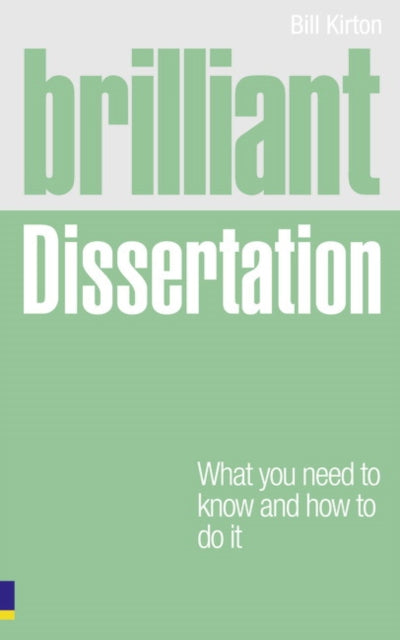 Book cover of: Brilliant Dissertation. By: Bill Kirton
