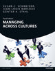 Book cover of: Managing Across Cultures. By: Susan C. Schneider