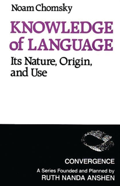 Book cover of: Knowledge of Language
