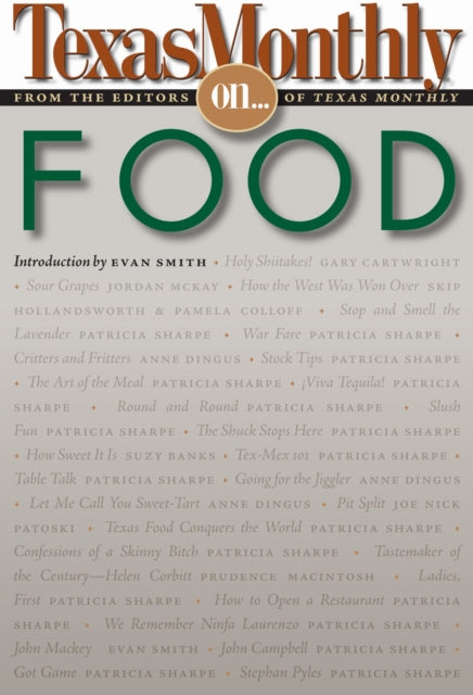 Book cover of: Texas Monthly on . . .