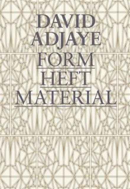 Book cover of: David Adjaye. By: Okwui Enwezor