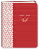 What I Read (Red) Mini Journal 9780307407238 Potter Gift