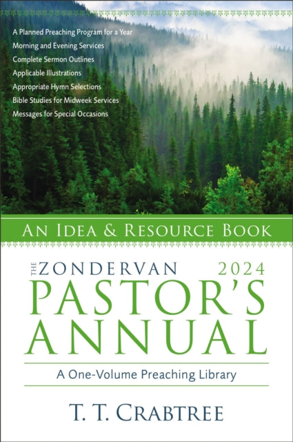 Book cover of: Zondervan 2024 Pastor's Annual. By: T. T. Crabtree