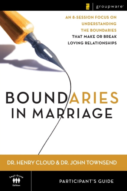 Book cover of: Boundaries in Marriage Participant's Guide. By: Henry Cloud