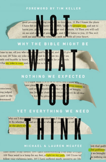 Book cover of: Not What You Think. By: Michael McAfee