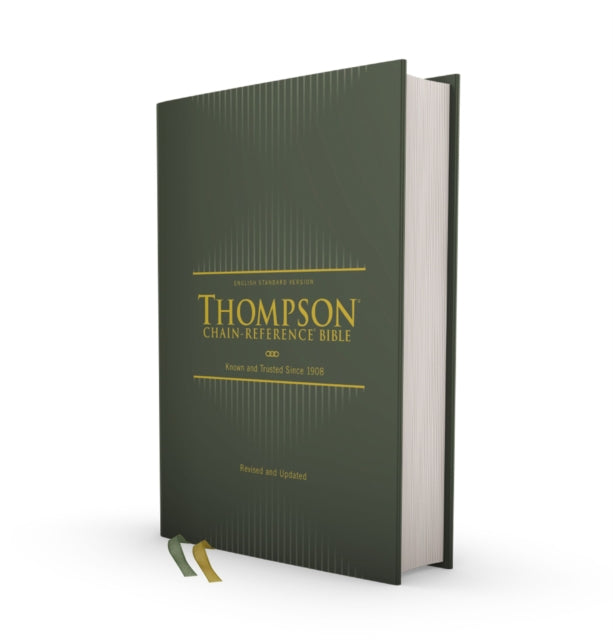 Book cover of: ESV, Thompson Chain-Reference Bible, Hardcover, Green, Red Letter. By: Frank Charles Thompson