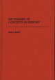 Book cover of: Dictionary of Concepts in History