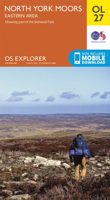 Book cover of: North York Moors - Eastern Area. By: Ordnance Survey