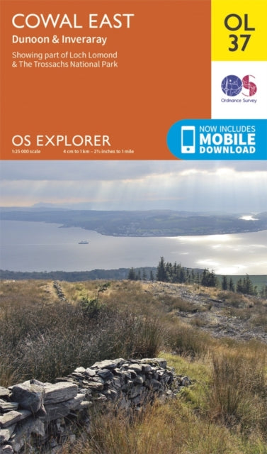 Book cover of: Cowal East, Dunoon & Inverary. By: Ordnance Survey