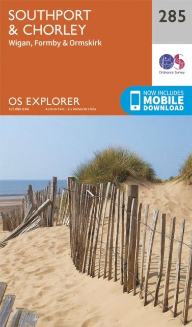 Book cover of: Southport and Chorley. By: Ordnance Survey
