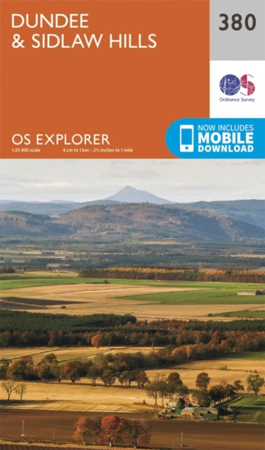 Book cover of: Dundee and Sidlaw Hills. By: Ordnance Survey