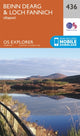 Book cover of: Beinn Dearg and Loch Fannich. By: Ordnance Survey