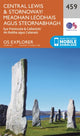 Book cover of: Central Lewis and Stornaway/Meadhan Leodhais Agus Steornabhagh. By: Ordnance Survey