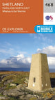 Book cover of: Shetland - Mainland North East. By: Ordnance Survey