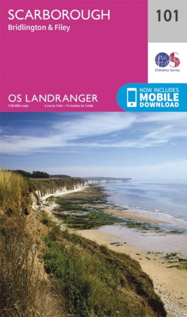 Book cover of: Scarborough, Bridlington & Filey. By: Ordnance Survey