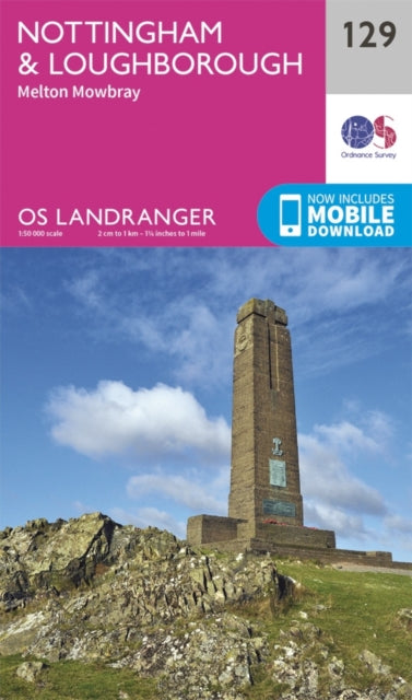 Book cover of: Nottingham & Loughborough, Melton Mowbray. By: Ordnance Survey