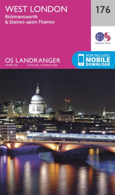 Book cover of: West London, Rickmansworth & Staines. By: Ordnance Survey