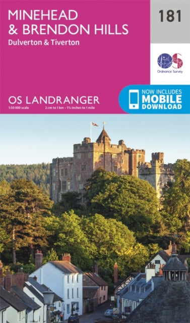 Book cover of: Minehead & Brendon Hills, Dulverton & Tiverton. By: Ordnance Survey