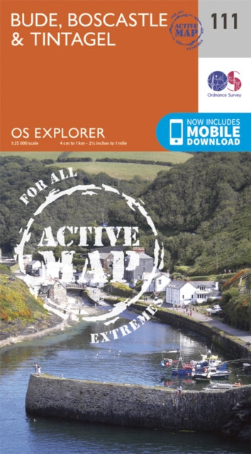 Book cover of: Bude, Boscastle and Tintagel. By: Ordnance Survey