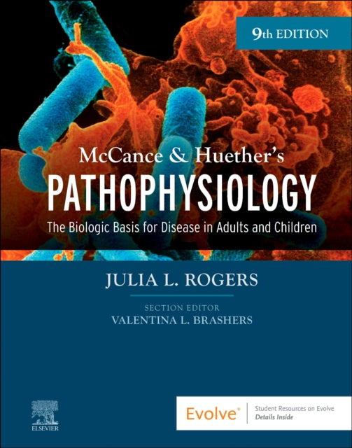 Book cover of: McCance & Huether's Pathophysiology. By: Julia Rogers DNP  RN  CNS  FNP-BC