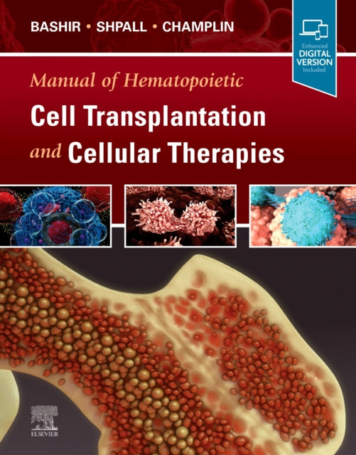Book cover of: Manual of Hematopoietic Cell Transplantation and Cellular Therapies. By: Qaiser Bashir