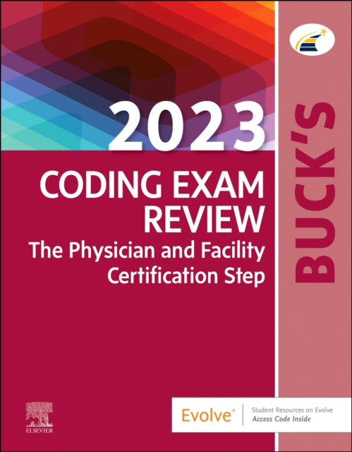 Book cover of: Buck's 2023 Coding Exam Review. By: Elsevier