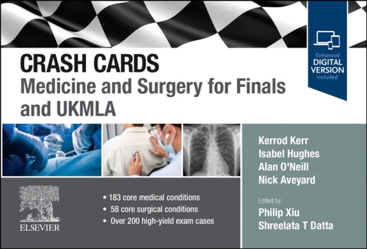 Book cover of: Crash Cards: Medicine and Surgery for Finals and UKMLA