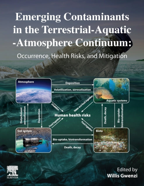 Book cover of: Emerging Contaminants in the Terrestrial-Aquatic-Atmosphere Continuum. By: Willis Gwenzi