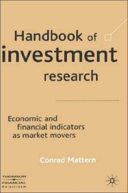 Book cover of: Handbook of Investment Research. By: Conrad Michael Mattern